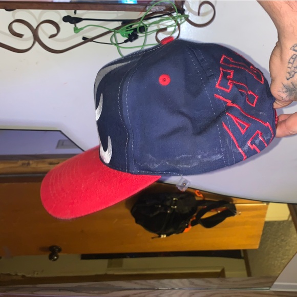 Atlanta Braves vintage 90s snapback collectible hat - Picture 1 of 11